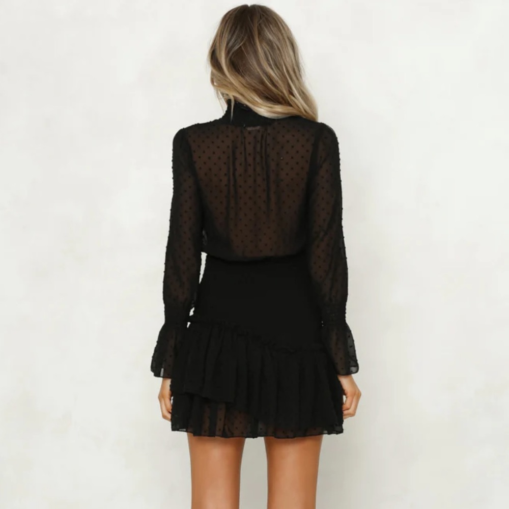 Don’t Take it Personal Black Dress - Picture 2 of 4